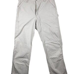 Carhartt Mens Cargo Pants 36x34 Tan Classic Carpenters Canvas Work Casual
